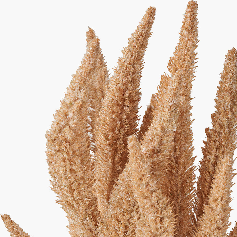 Natural Apricot Dried Flower Bunch – Luxury Faux Floral Arrangement