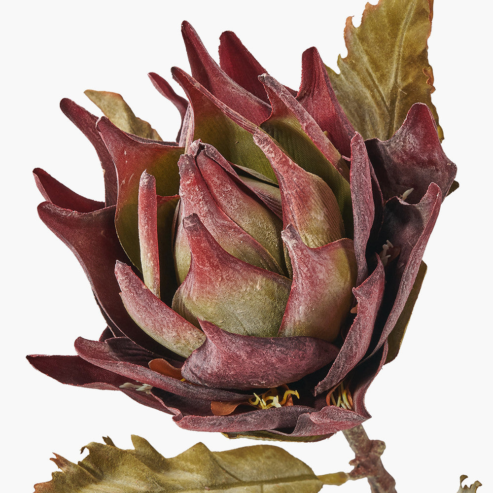 Mulberry Brown Dried Flower Bunch – Elegant Faux Autumn Bouquet