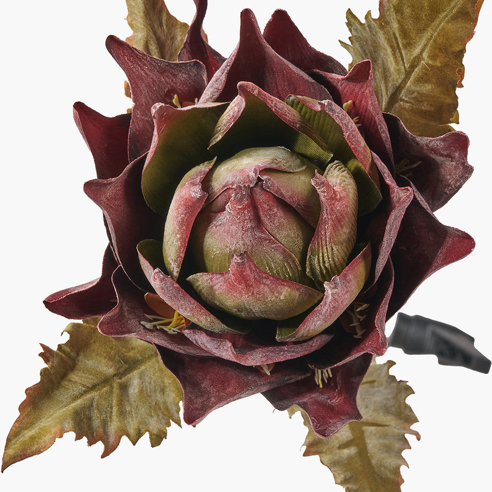 Mulberry Brown Dried Flower Bunch – Elegant Faux Autumn Bouquet
