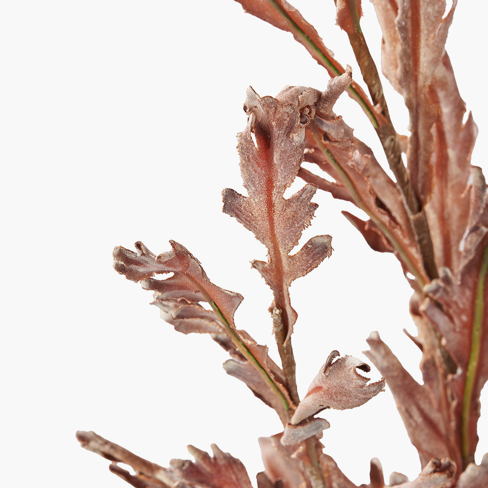Mulberry Brown Dried Flower Bunch – Elegant Faux Autumn Bouquet