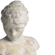 Woman’s Head Icon – Elegant Handcrafted Stone Effect Decorative Bust