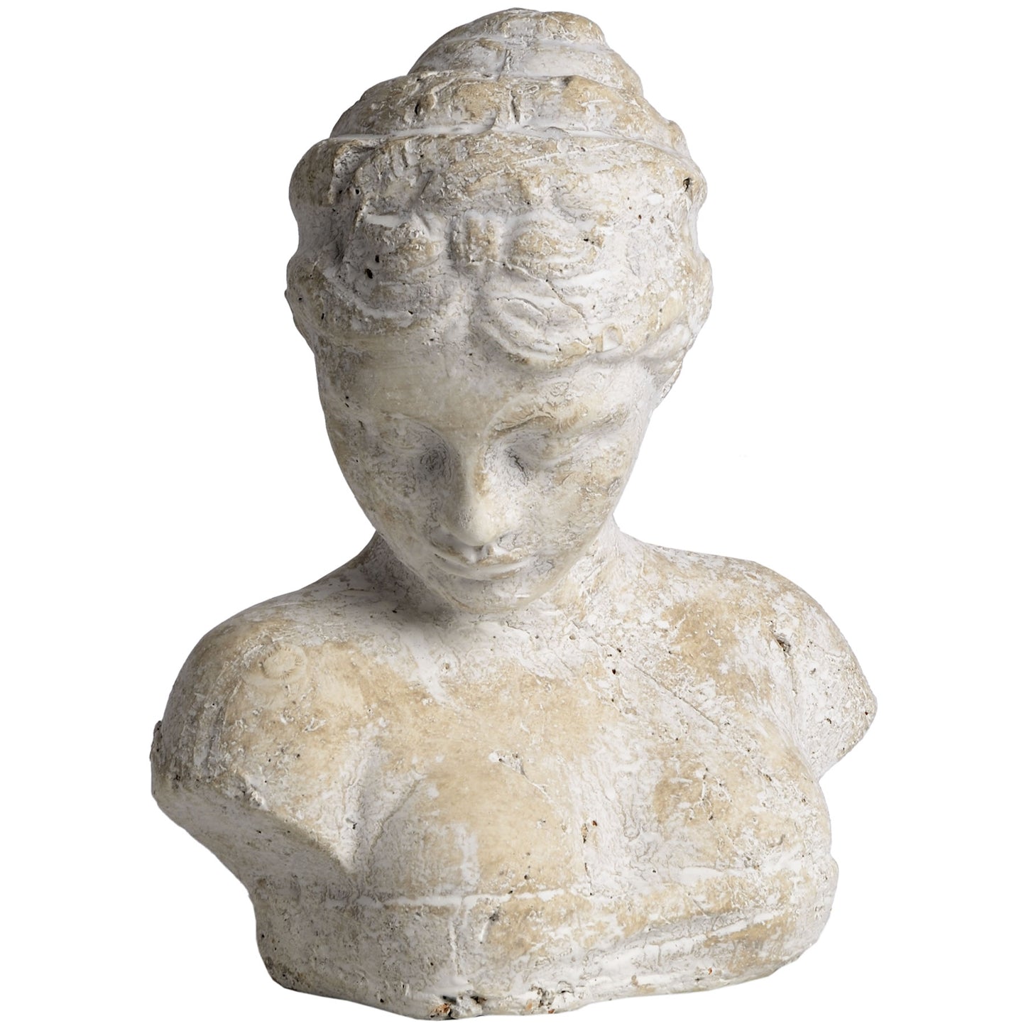 Woman’s Head Icon – Elegant Handcrafted Stone Effect Decorative Bust
