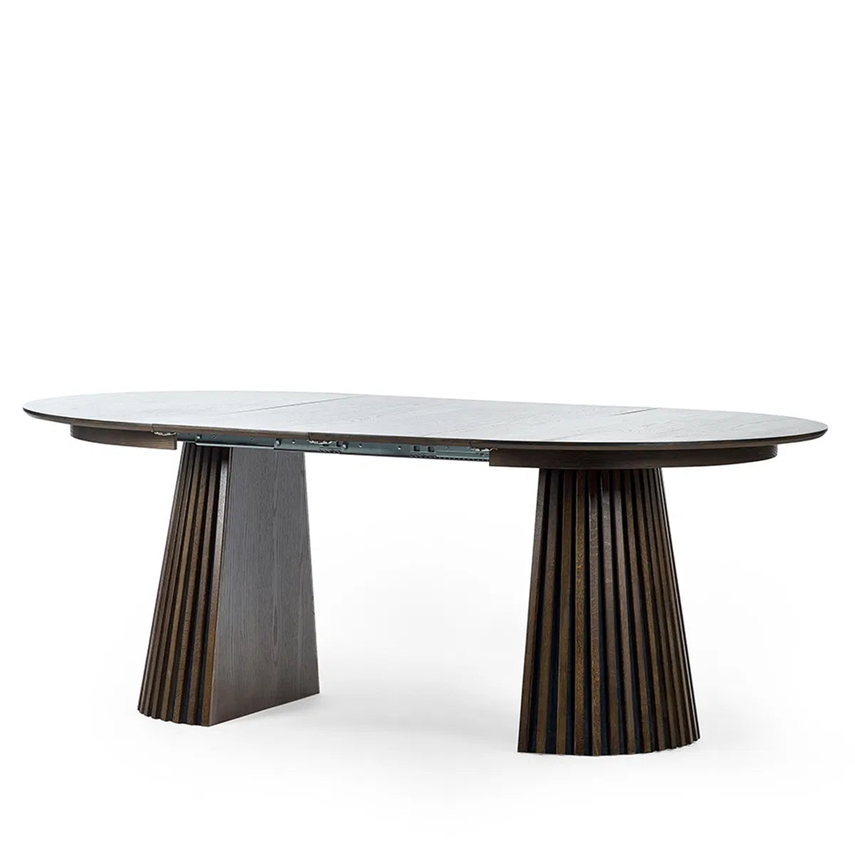 Shop the ultimate dining experience with the Arya extending dining table. Fusing modern form with a shape that adapts seamlessly to your needs. Shop online today at www.nobleandnook.co.uk