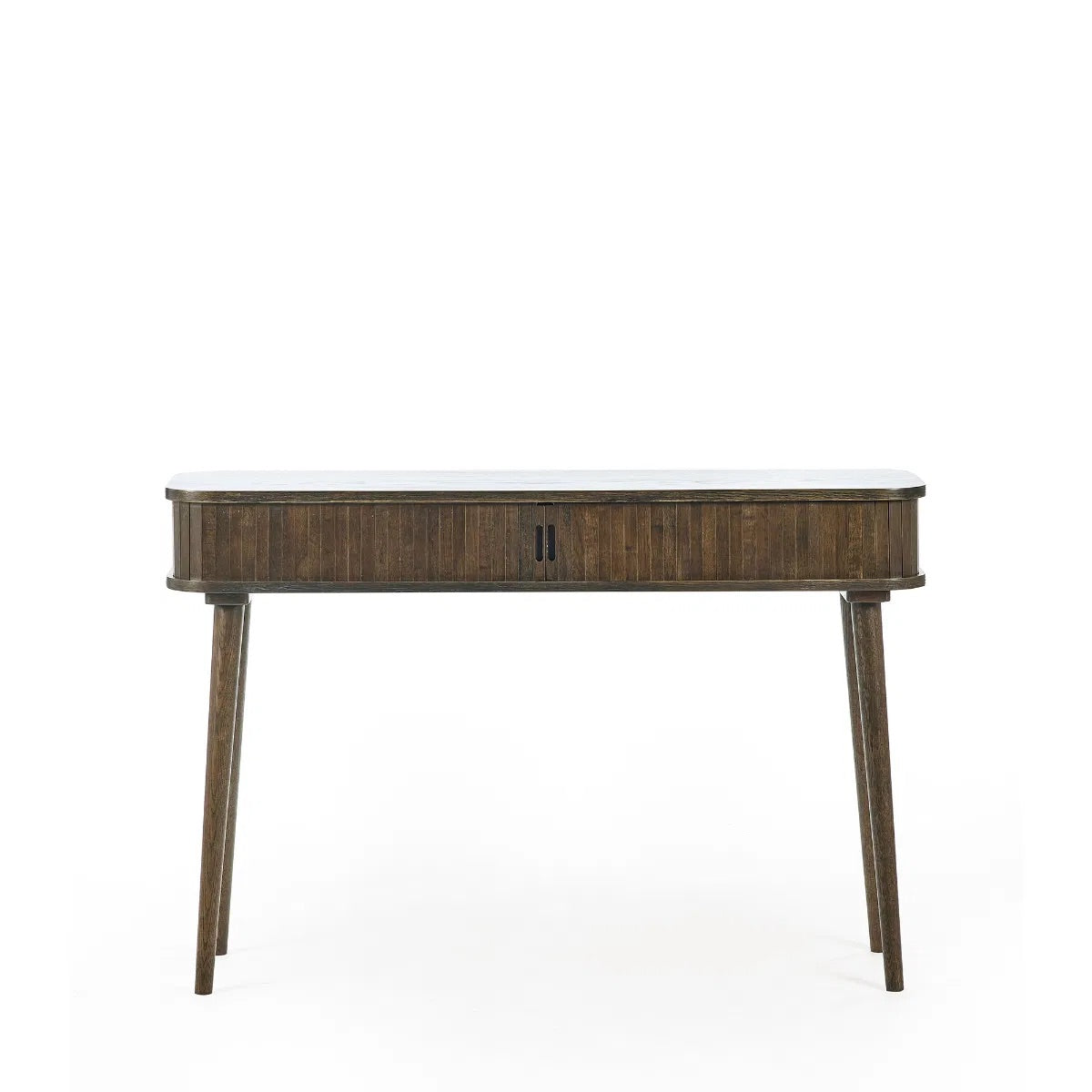 Whether it's used in an entryway or as an accent in your living area, the Arya Console with its sleek profile and clever storage make it a must-have addition for modern interiors. H80xD35xW120cm. Available at www.nobleandnook.co.uk