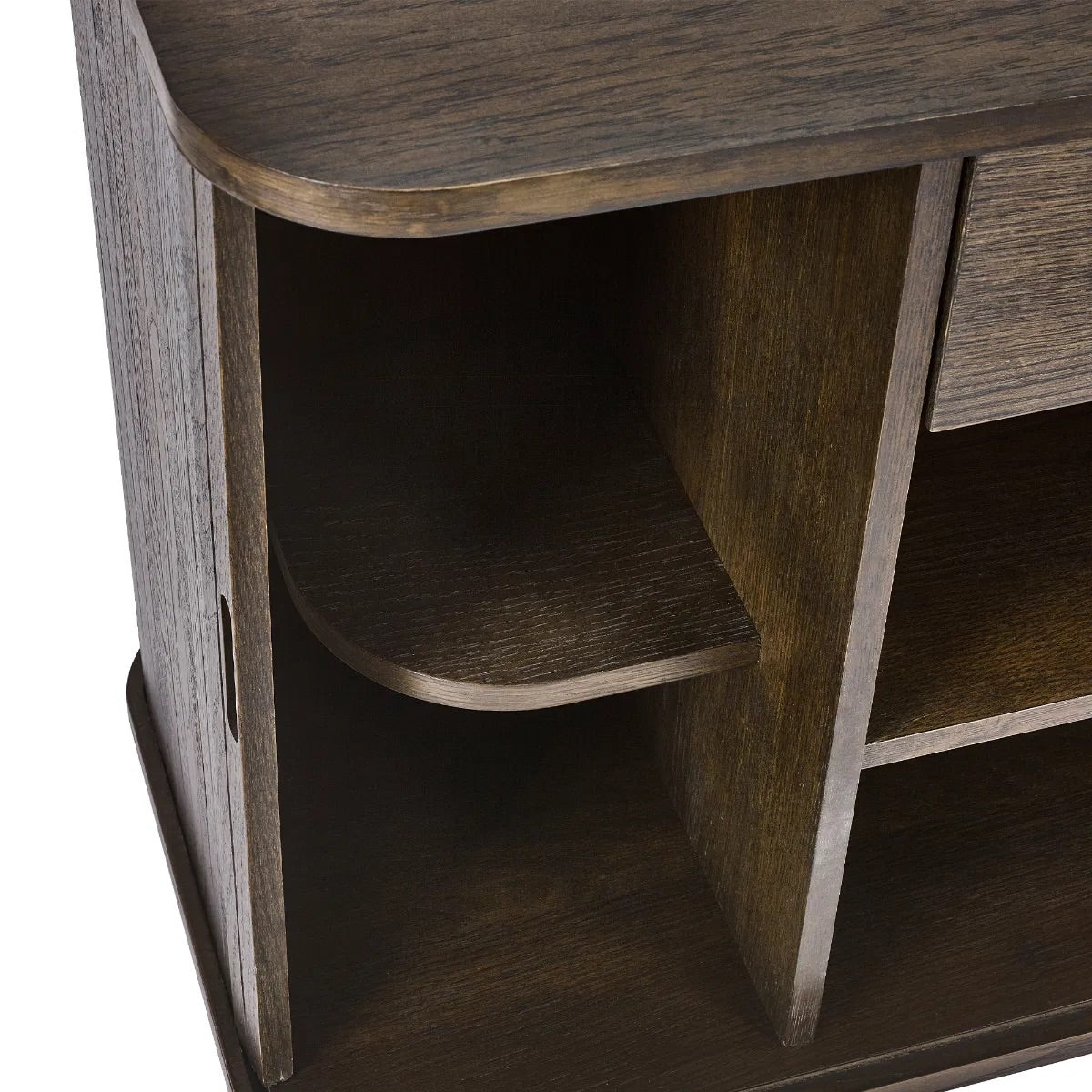 The perfect blend of form and function, elevating any space, offering generous storage with drawers, open shelving, and hidden compartments. Available at www.nobleandnook.co.uk
