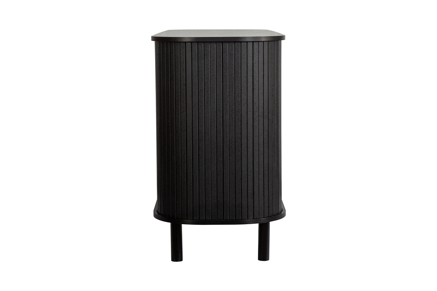 Elevate your interior with this 2 Door Fluted Sideboard, blending contemporary elegance with practical design and black finish adds sophistication to any room. Shop online at www.nobleandnook.co.uk