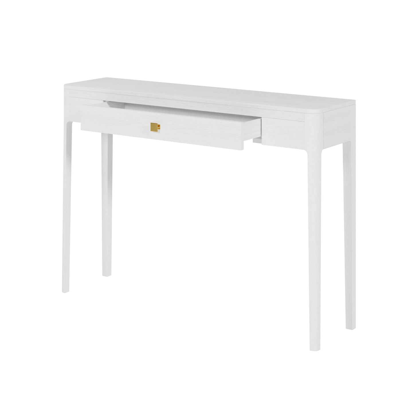Shop the Abberley Console in white oak with a visible natural wood grain. FREE UK Mainland Delivery. Shop online today at www.nobleandnook.co.uk