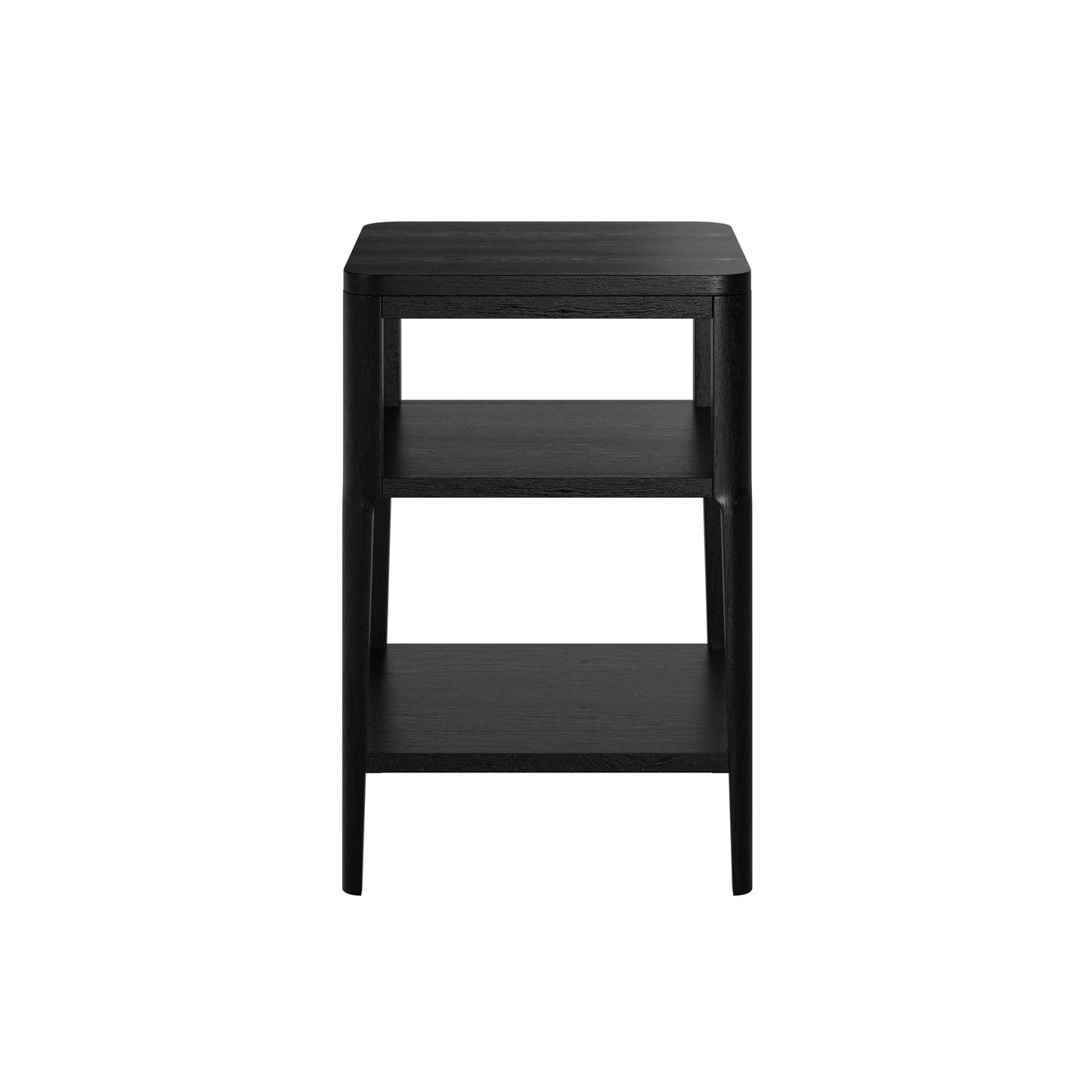 Shop the Abberley End Table in black oak with visible wood grain adding natural charm. FREE UK Mainland Delivery. Shop online today at www.nobleandnook.co.uk