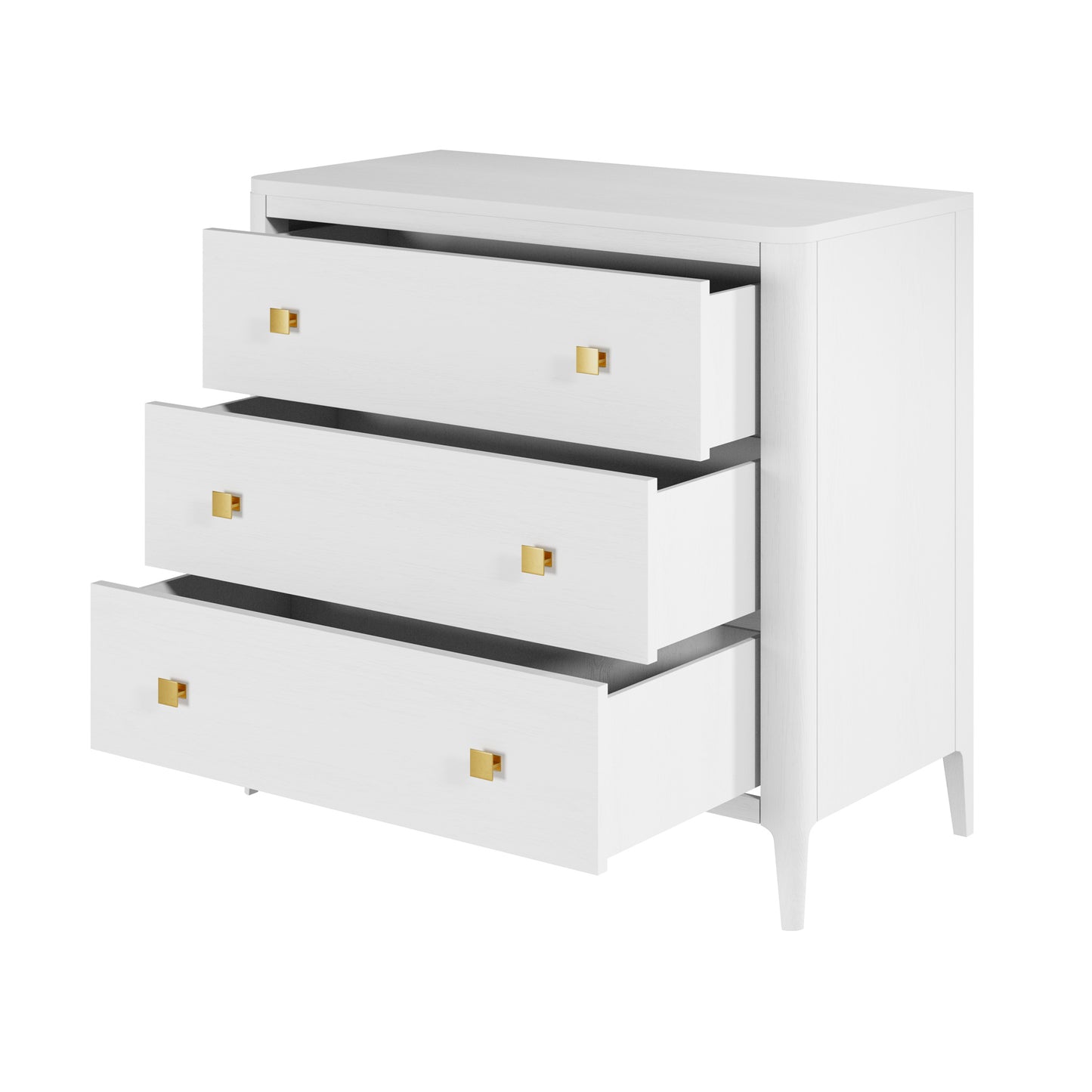 Shop the Abberley Chest of Drawers crafted from white stained solid oak with visible grain by D.I. Designs. FREE UK MAINLAND DELIVERY. Shop online now at www.nobleandnook.co.uk