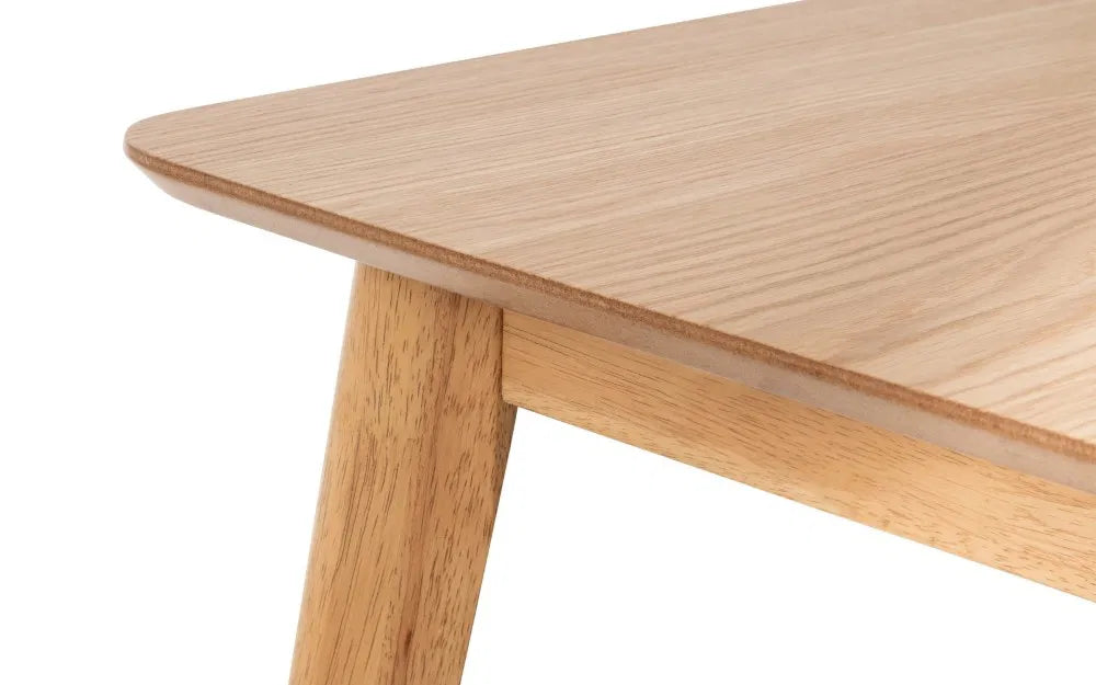 Enhance your dining space with the Norden Oak Veneer Dining Table, a perfect blend of timeless style and modern craftsmanship. Shop online today at www.nobleandnook.co.uk