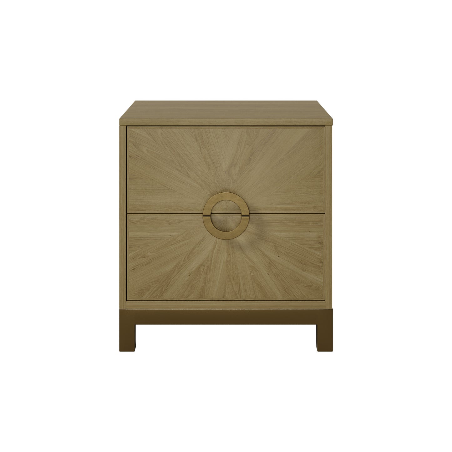 Shop the Easton Two Drawer Bedside Table in Oak with sunburst sandblasted effect by D.I. Designs. FREE UK Mainland Delivery. Shop online today at www.nobleandnook.co.uk