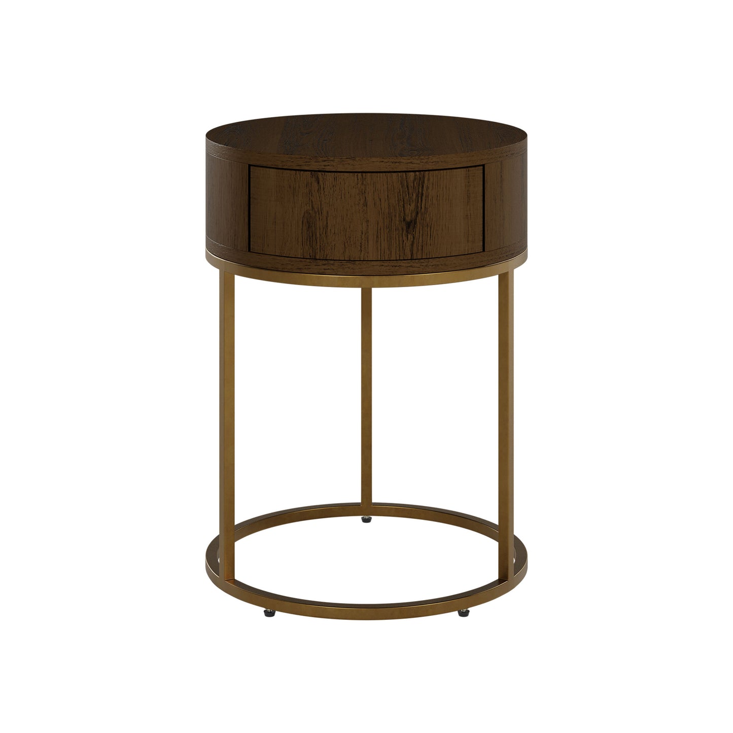 Shop the Hampton Round Wooden Bedside Table, a stylish and functional brown oak perfect for small spaces. FREE UK Mainland Delivery. Shop online today at www.nobleandnook.co.uk