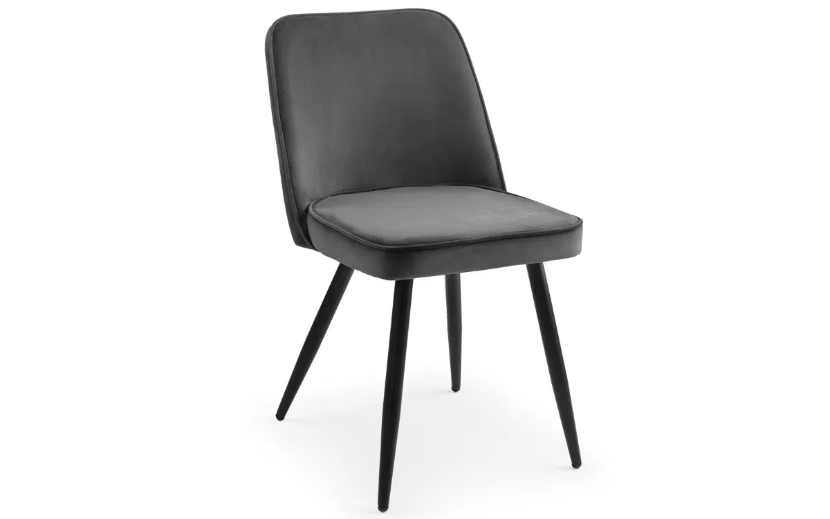 A pair of Burgess Velvet Dining Chairs