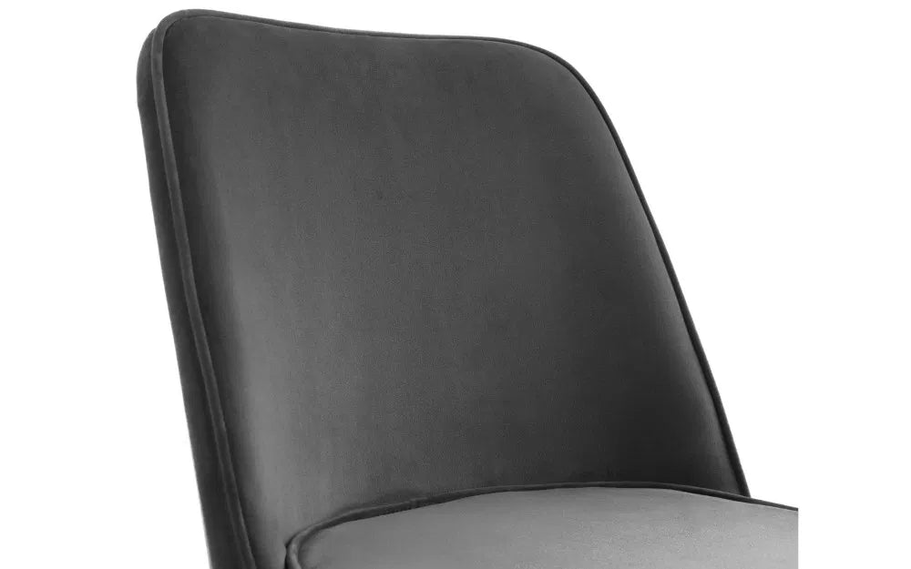 A pair of Burgess Velvet Dining Chairs