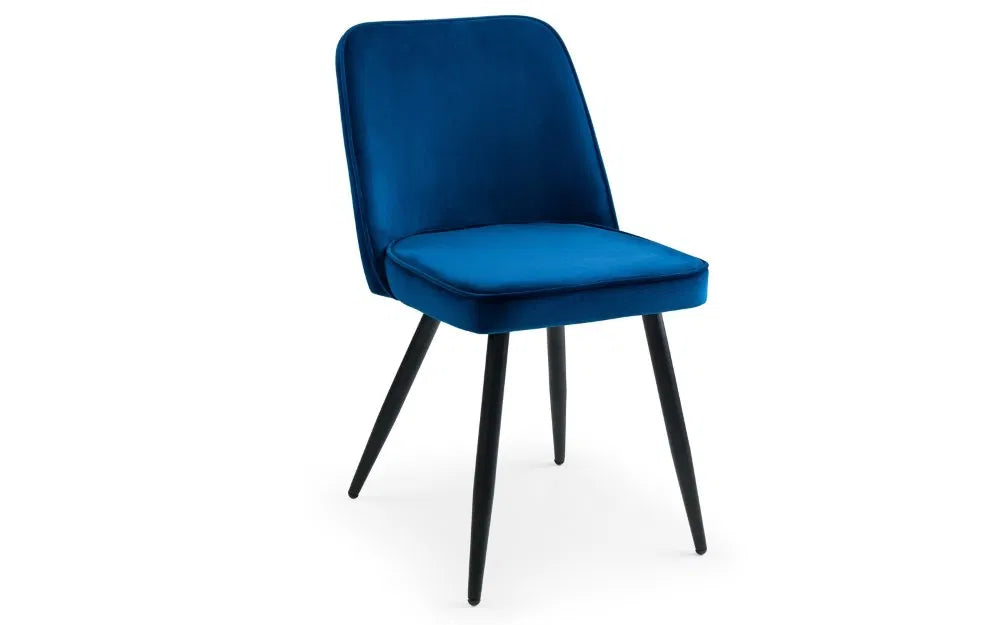 A pair of Burgess Velvet Dining Chairs