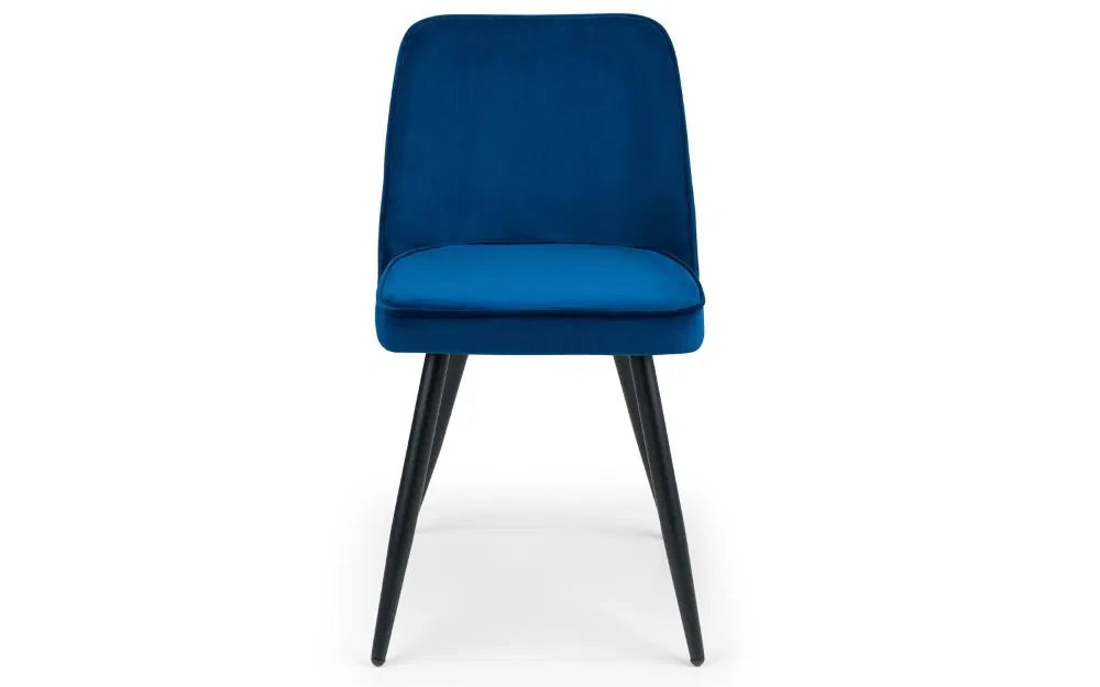A pair of Burgess Velvet Dining Chairs