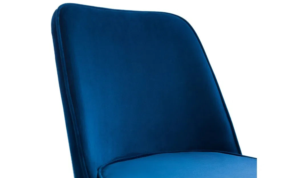 A pair of Burgess Velvet Dining Chairs