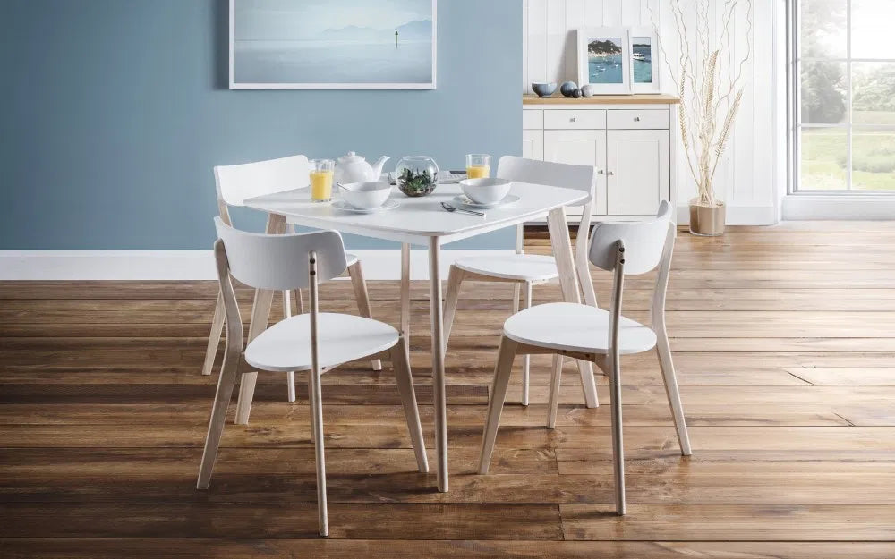 Shop the Casa Retro Dining Chairs, a perfect blend of vintage charm and modern durability. Designed to reflect the classic style of the 1950s. Shop online today at www.nobleandnook.co.uk