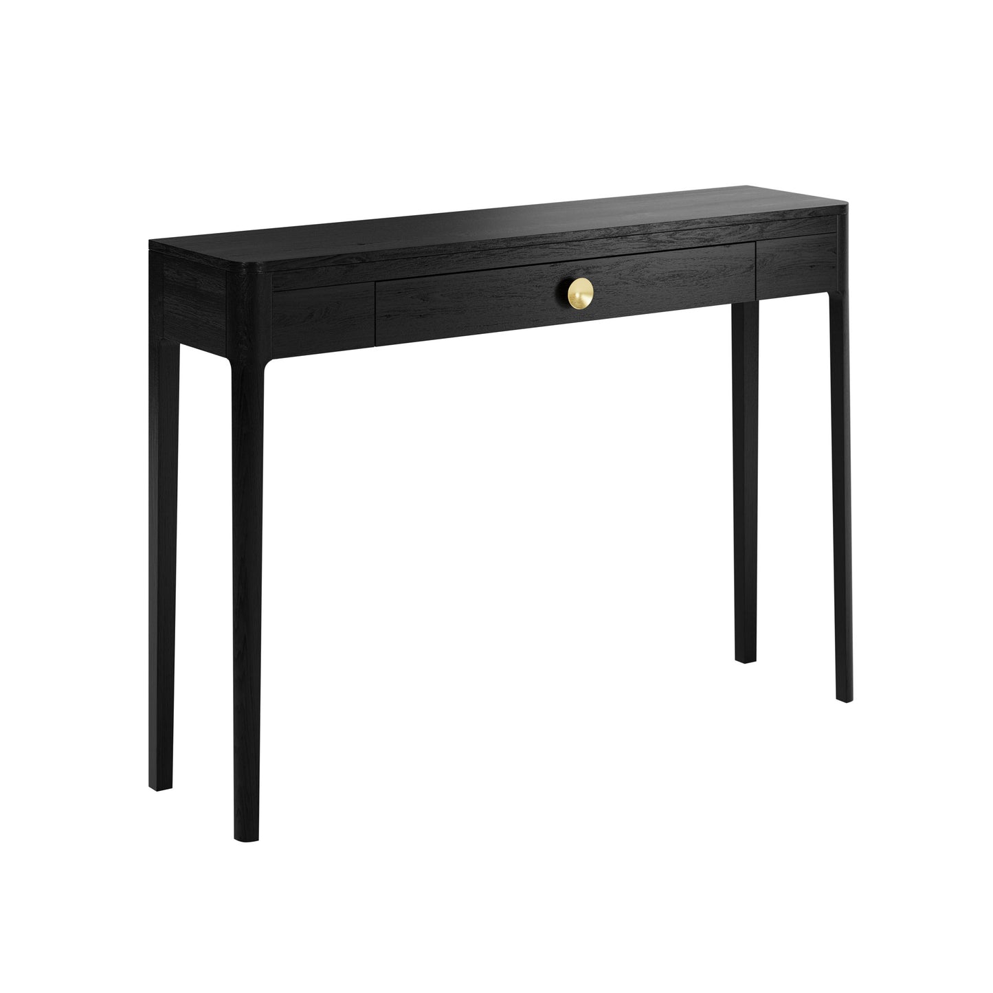 Shop the Abberley Console in sleek black stained solid Oak by D.I.Designs. FREE UK Mainland Delivery. Shop online today at www.nobleandnook.co.uk