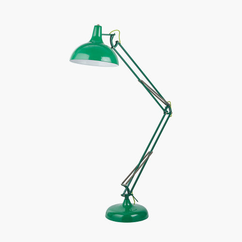 Make a bold impression with the Tortona Floor Lamp in Emerald Green, a unique piece designed in collaboration with Designers Guild. Dimensions W35xD35xH13 cm. Shop online today at www.nobleandnook.co.uk
