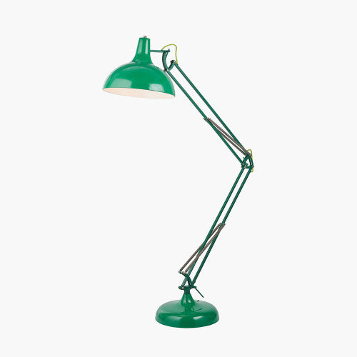 Make a bold impression with the Tortona Floor Lamp in Emerald Green, a unique piece designed in collaboration with Designers Guild. Dimensions W35xD35xH13 cm. Shop online today at www.nobleandnook.co.uk