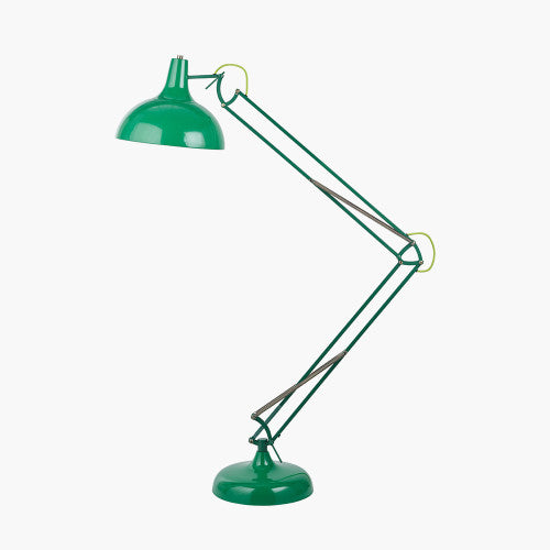 Make a bold impression with the Tortona Floor Lamp in Emerald Green, a unique piece designed in collaboration with Designers Guild. Dimensions W35xD35xH13 cm. Shop online today at www.nobleandnook.co.uk