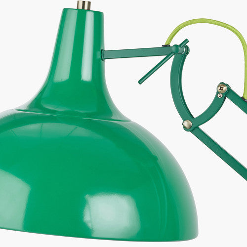 Make a bold impression with the Tortona Floor Lamp in Emerald Green, a unique piece designed in collaboration with Designers Guild. Dimensions W35xD35xH13 cm. Shop online today at www.nobleandnook.co.uk