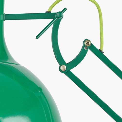 Make a bold impression with the Tortona Floor Lamp in Emerald Green, a unique piece designed in collaboration with Designers Guild. Dimensions W35xD35xH13 cm. Shop online today at www.nobleandnook.co.uk