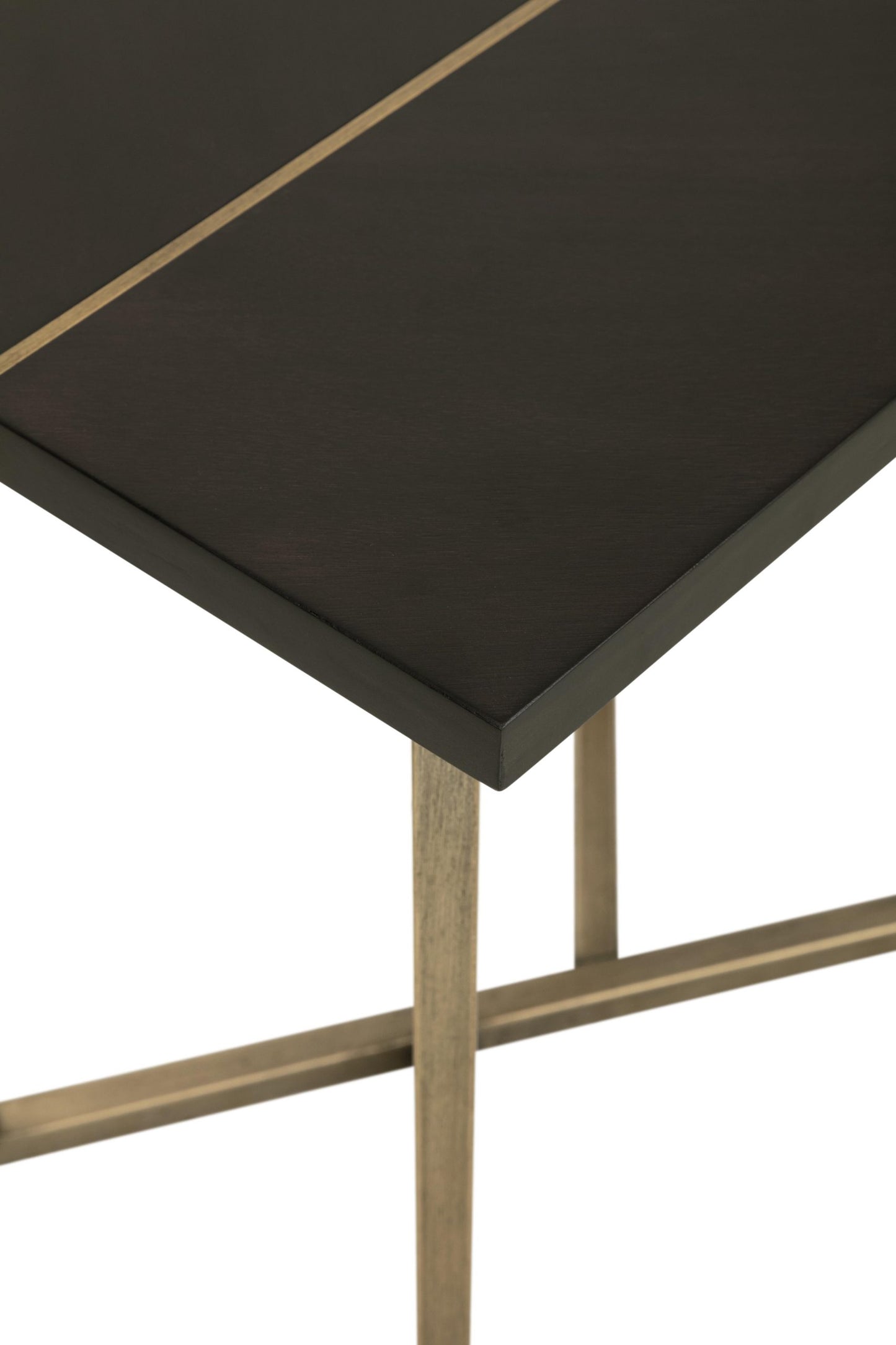 The Overbury End Table with Tobin bronze finish. This rectangular table exudes luxury and sophistication. Shop online today at www.nobleandnook.co.uk