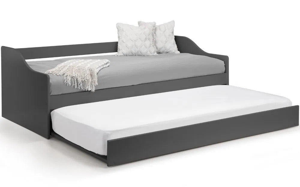 The Elba Daybed is perfect for lounging or accommodating overnight guests. Adapts beautifully to both children's rooms and guest spaces alike. Shop today at www.nobleandnook.co.uk