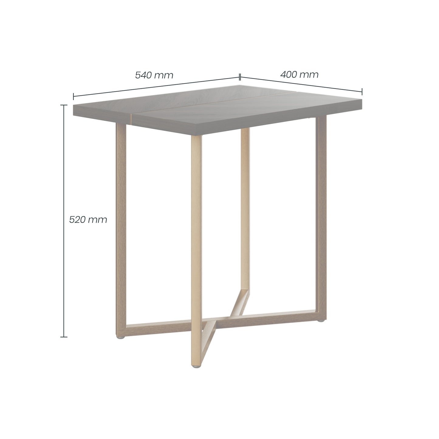 The Overbury End Table with Tobin bronze finish. This rectangular table exudes luxury and sophistication. Shop online today at www.nobleandnook.co.uk