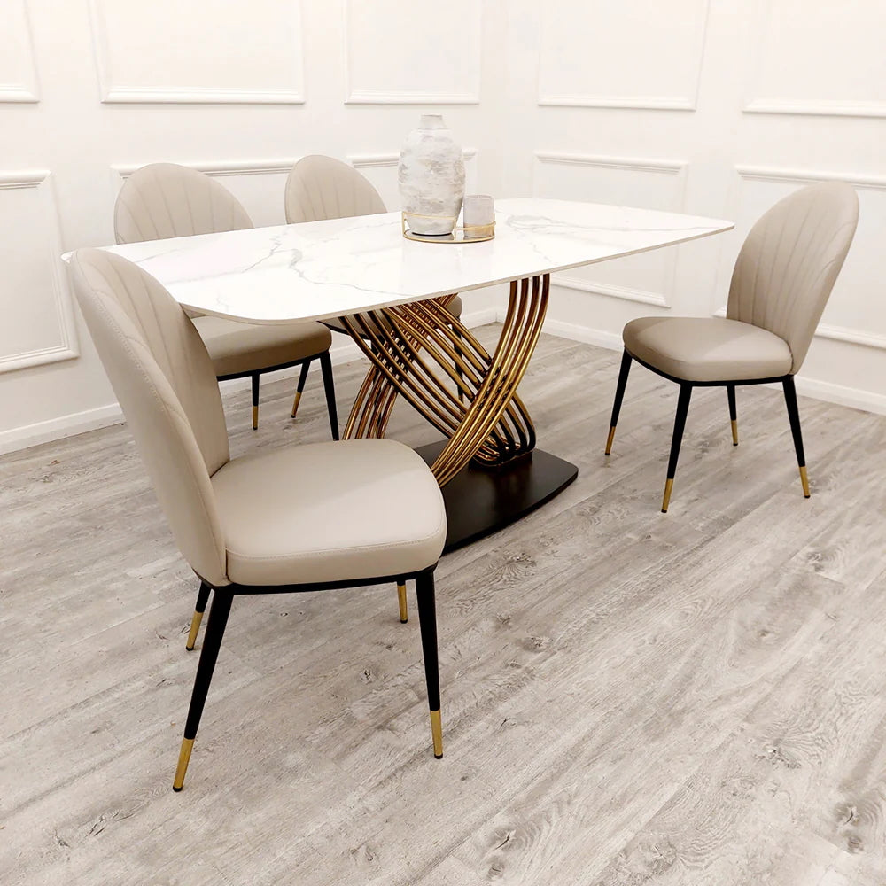 The Etta Dining Chair is the epitome of timeless elegance and practicality, designed to complement a wide variety of dining table styles. Shop online today at www.nobleandnook.co.uk