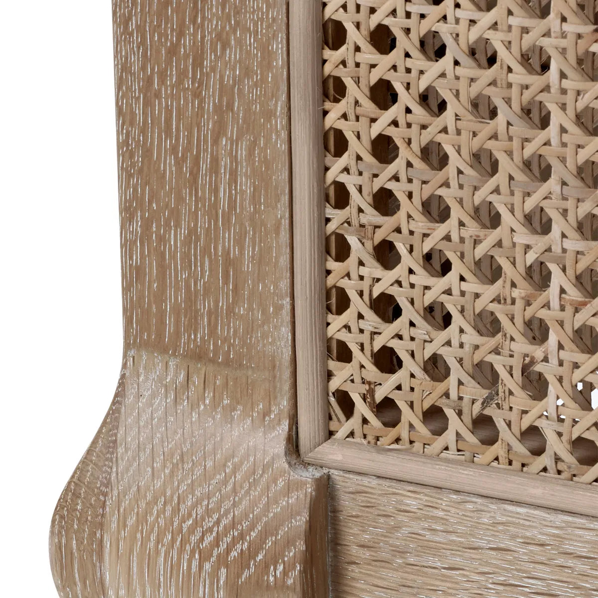 Shop the Château Rattan Bed in Light Oak, featuring an arched headboard and footboard with intricate rattan panelling. Free UK Mainland Delivery. Shop online today at www.nobleandnook.co.uk