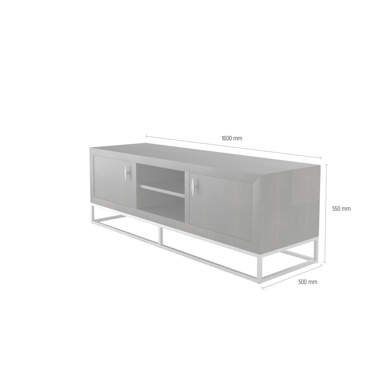 Shop the Hampton TV Unit in luxurious black shagreen, perfect for your TV and media needs. Shop online at www.nobleandnook.co.uk