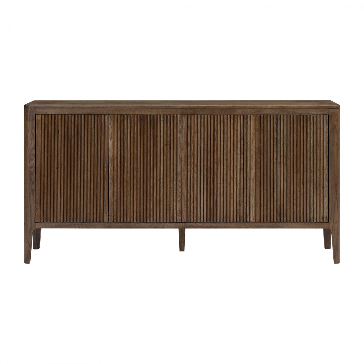 Shop the Abberley Sideboard in Brown stained oak with ribbed design and visible wood grain for a standout look. FREE UK Mainland Delivery. Shop online today at www.nobleandnook.co.uk