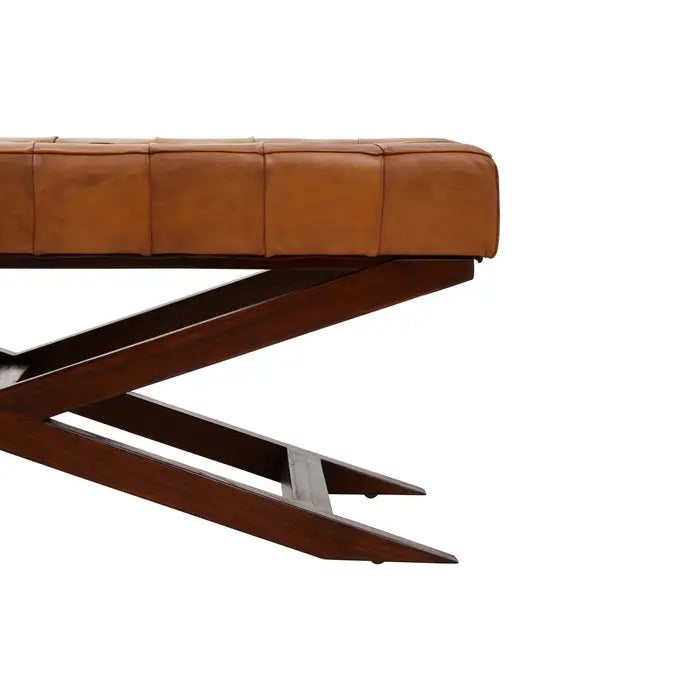 Perfect for hallways, living spaces, or bedrooms, the Inca Bench With Cedar Cross Base bench combines style and functionality. Free UK Mainland Delivery. Shop online today at www.nobleandnook.co.uk