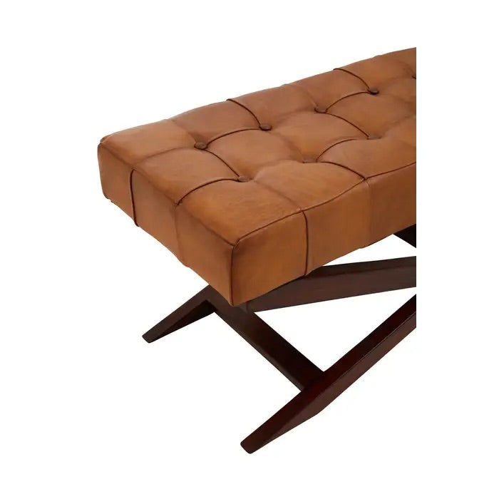 Perfect for hallways, living spaces, or bedrooms, the Inca Bench With Cedar Cross Base bench combines style and functionality. Free UK Mainland Delivery. Shop online today at www.nobleandnook.co.uk