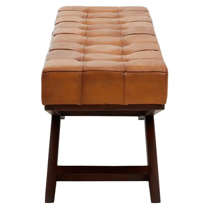 Perfect for hallways, living spaces, or bedrooms, the Inca Bench With Cedar Cross Base bench combines style and functionality. Free UK Mainland Delivery. Shop online today at www.nobleandnook.co.uk