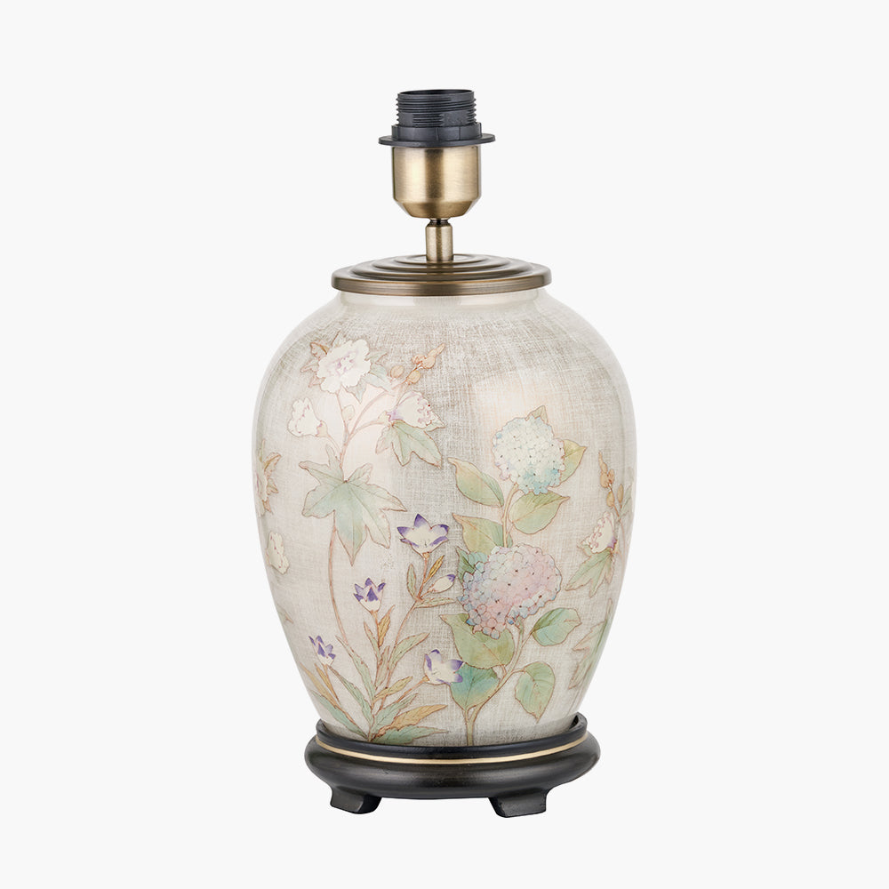 Daikon Flower Medium Glass Table Lamp Base – Hand-Blown Jenny Worrall Design