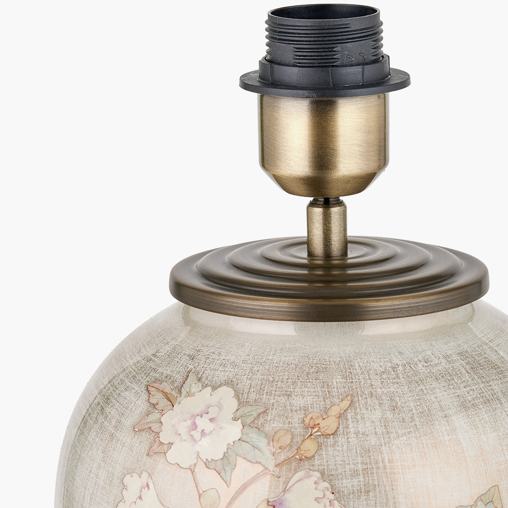 Daikon Flower Medium Glass Table Lamp Base – Hand-Blown Jenny Worrall Design