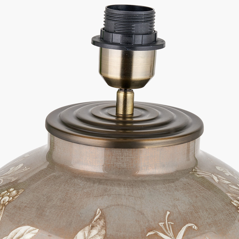 Honeysuckle Large Glass Table Lamp Base – Jenny Worrall Design