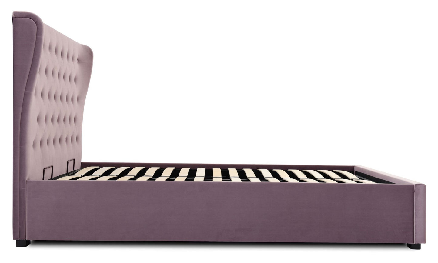 Experience ultimate comfort and sophistication with the Upholstered Wing Back Ottoman Bed, designed to elevate your bedroom with its timeless elegance. Shop online today at www.nobleandnook.co.uk