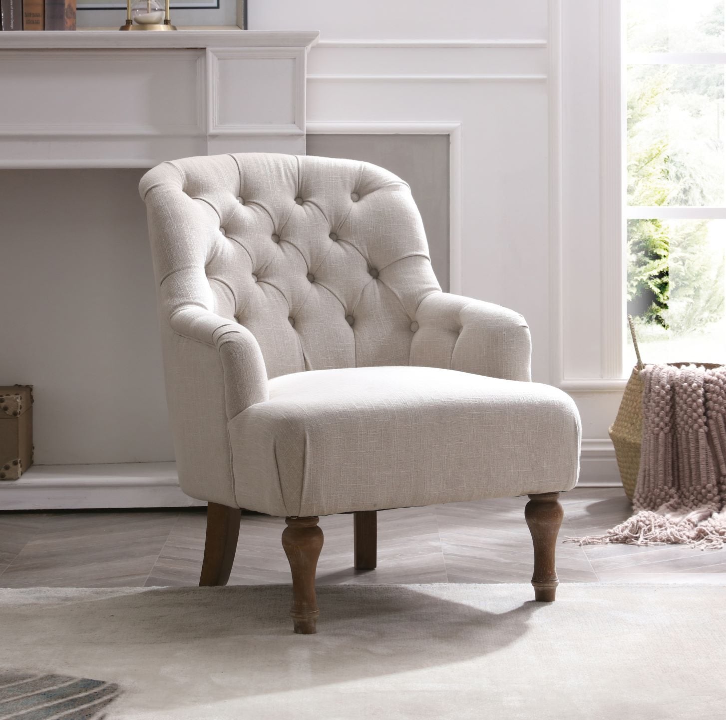 Bianca Chair Button Back Armchair – Noble Nook