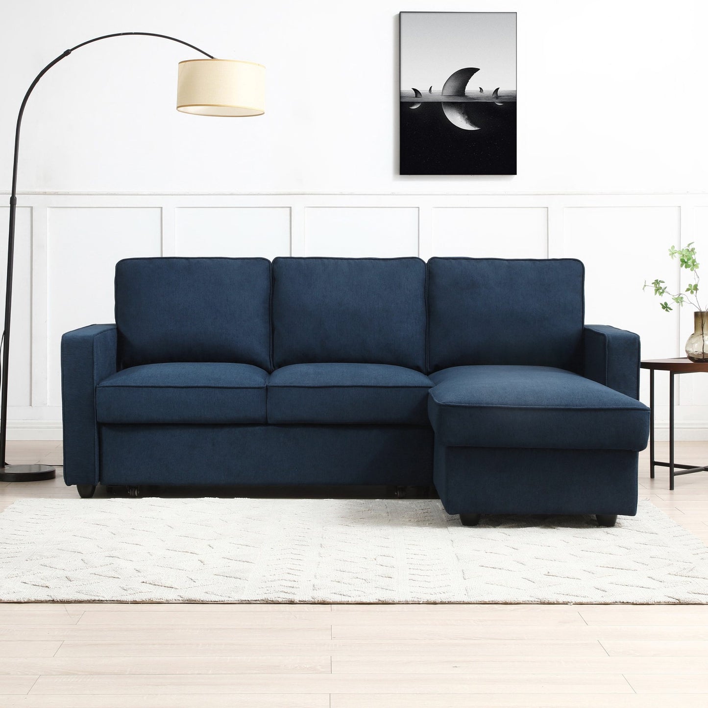 Upgrade your living space with the versatile Myles Corner Sofa Bed, a perfect combination of style, comfort, and functionality. Shop online today at www.nobleandnook.co.uk