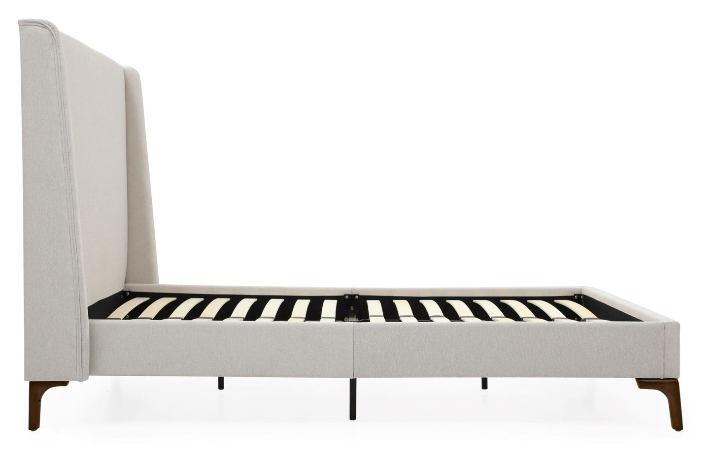 The Denver Bed in Stone Textured Weave