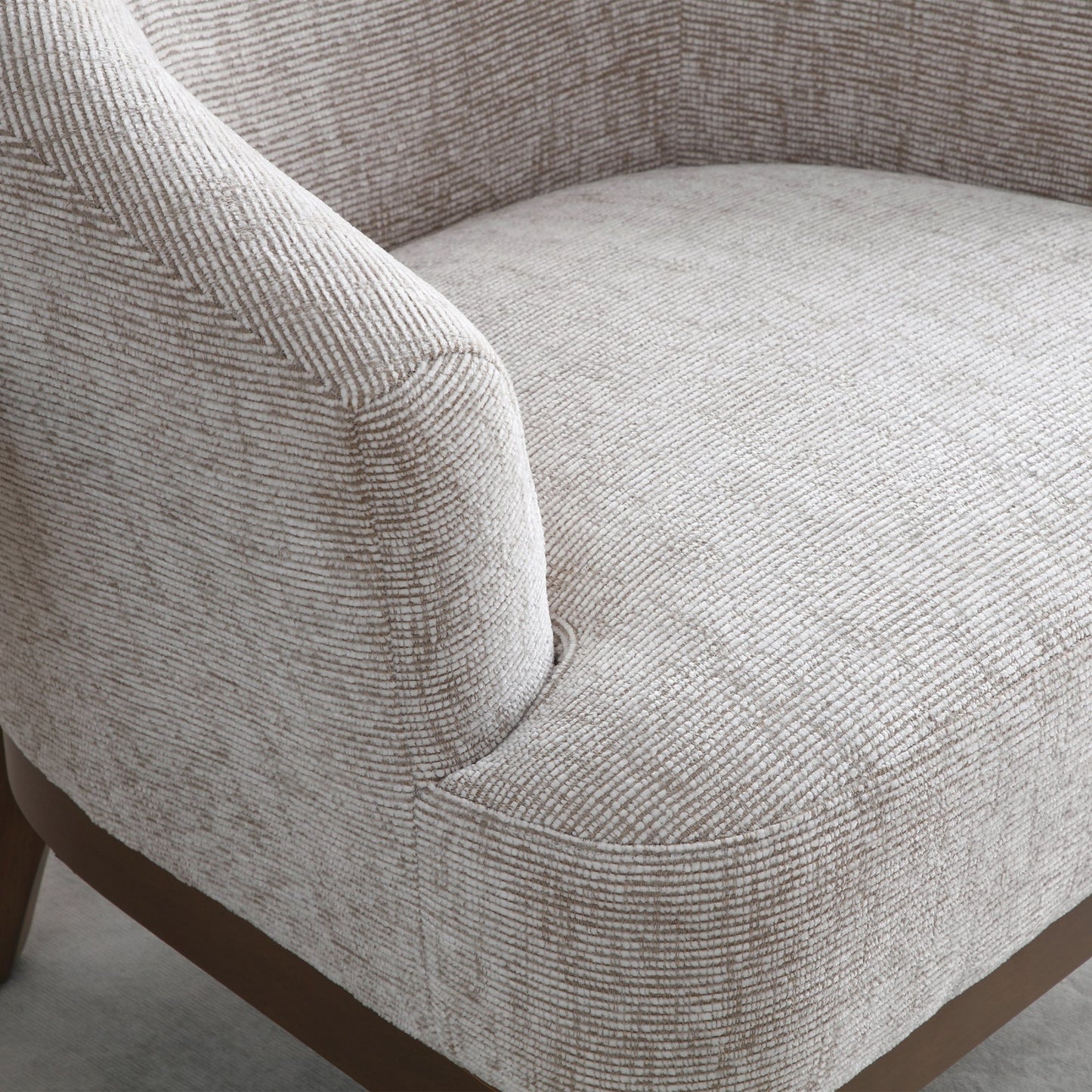 Experience the perfect blend of style and comfort with the Ella Tub Chair, designed to enhance any interior. Available in Soft Natural Chenille or Distressed Olive. Shop online today at www.nobleandnook.co.uk