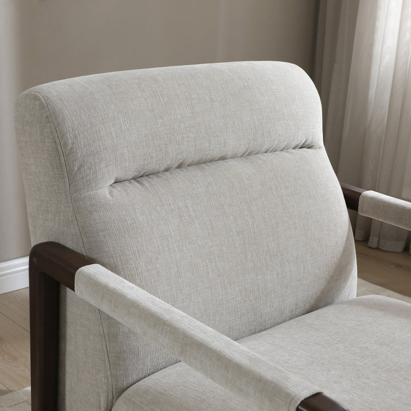 Shop the elegant Olivia Accent Chair in Natural Chenille. Elevate your space with this sophisticated accent chair. FREE UK MAINLAND DELIVERY. Shop online now at www.nobleandnook.co.uk