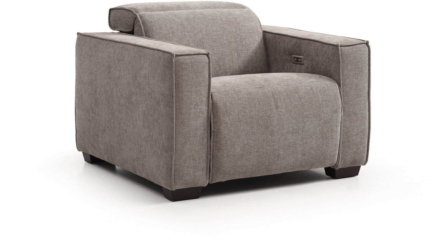 Shop the Primo Electric Recliner Chair, upholstered in a luxurious mole chenille weave. Exceptional relaxation with the added convenience of an electric reclining mechanism. Shop online today at www.nobleandnook.co.uk