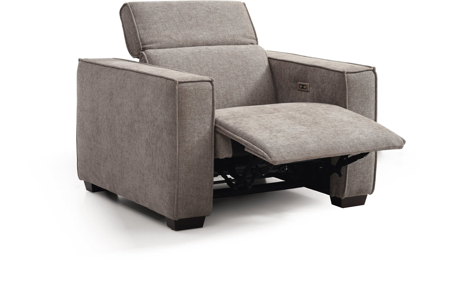 Shop the Primo Electric Recliner Chair, upholstered in a luxurious mole chenille weave. Exceptional relaxation with the added convenience of an electric reclining mechanism. Shop online today at www.nobleandnook.co.uk