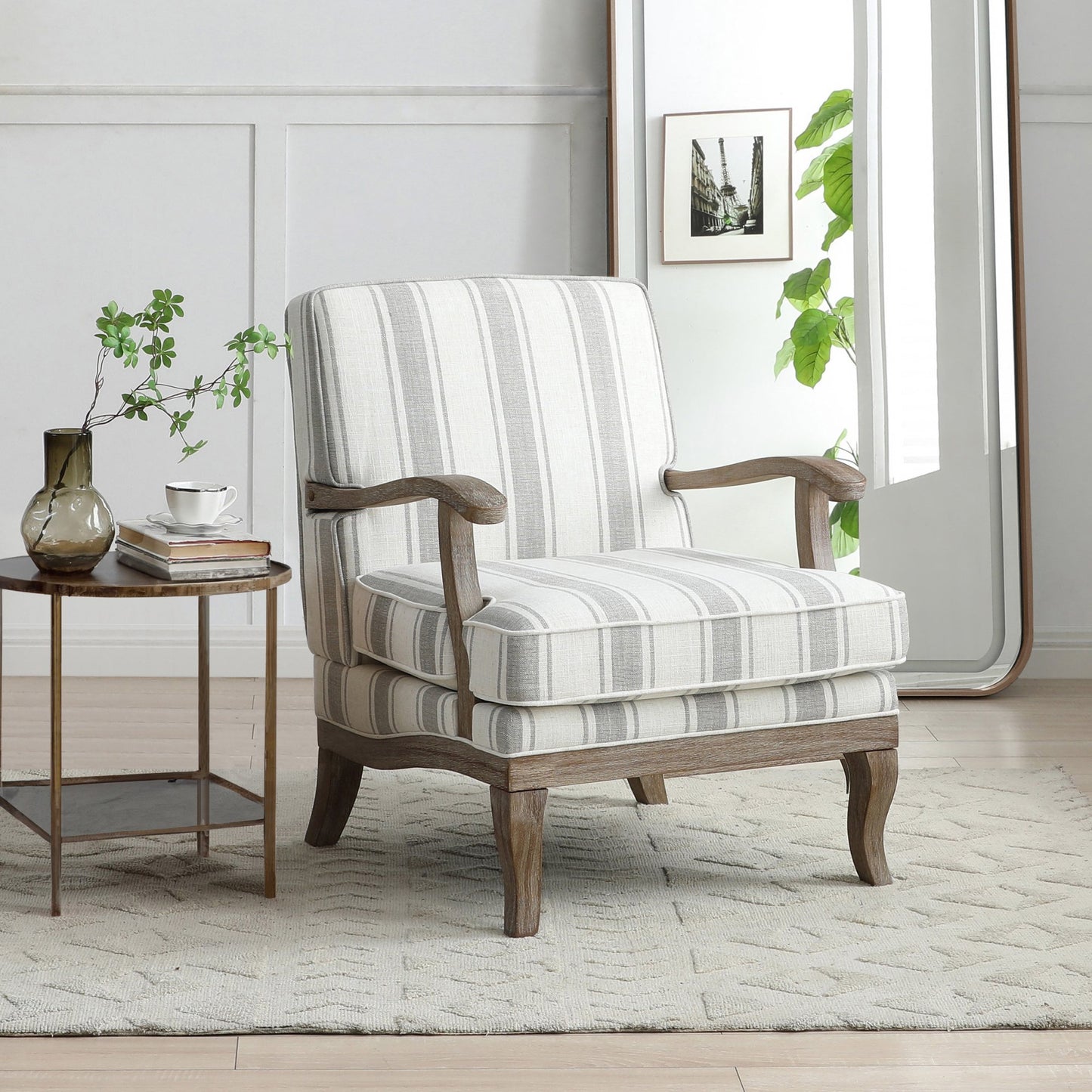 The Colwell Chair is a best-selling classic. Featuring gracefully curved wooden arms and legs, this armchair embodies timeless craftsmanship. Shop online today at www.nobleandnook.co.uk